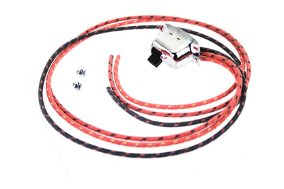 Volt Tech Chrome Hi-Lo Beam Handlebar Switch for Harley Davidson J and WL Models