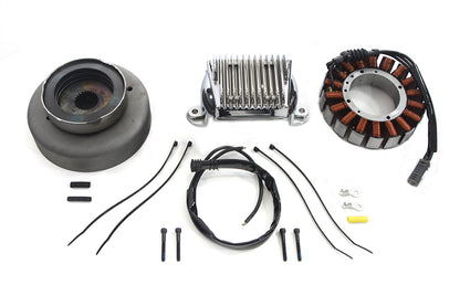 Volt Tech Alternator Charging System Kit 50 Amp for Harley Davidson FLT (2009-2010)