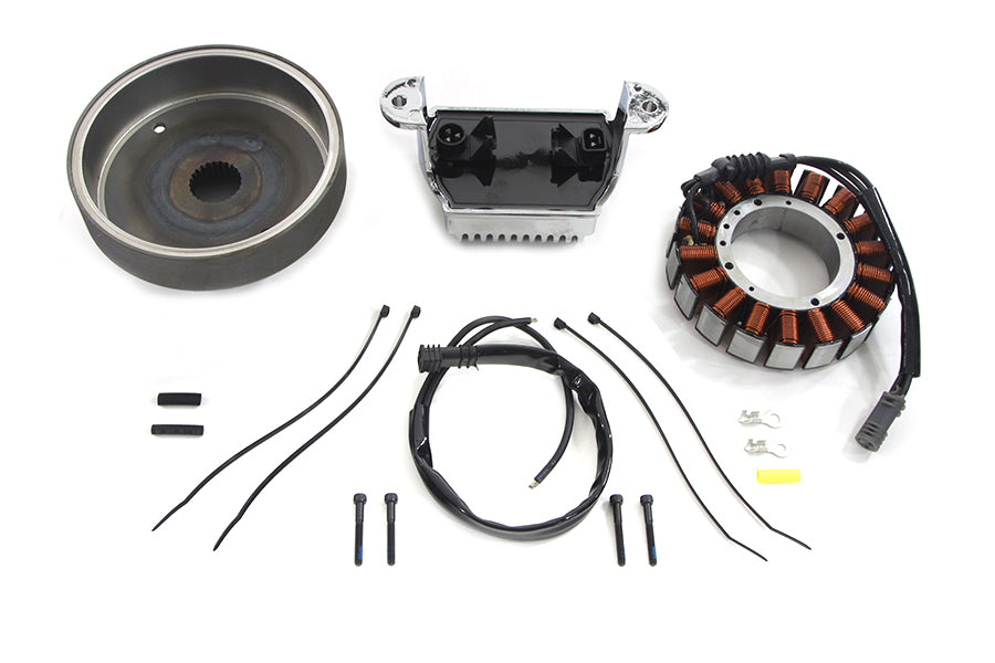 Volt Tech Alternator Charging System Kit 50 Amp for Harley Davidson FLT (2009-2010)
