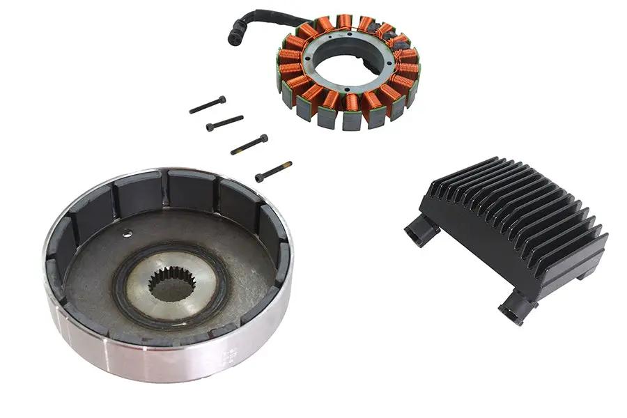 Volt Tech Alternator Charging System Kit 50 Amp for Harley Davidson FXD (Part CE-85T) by Volt Tech