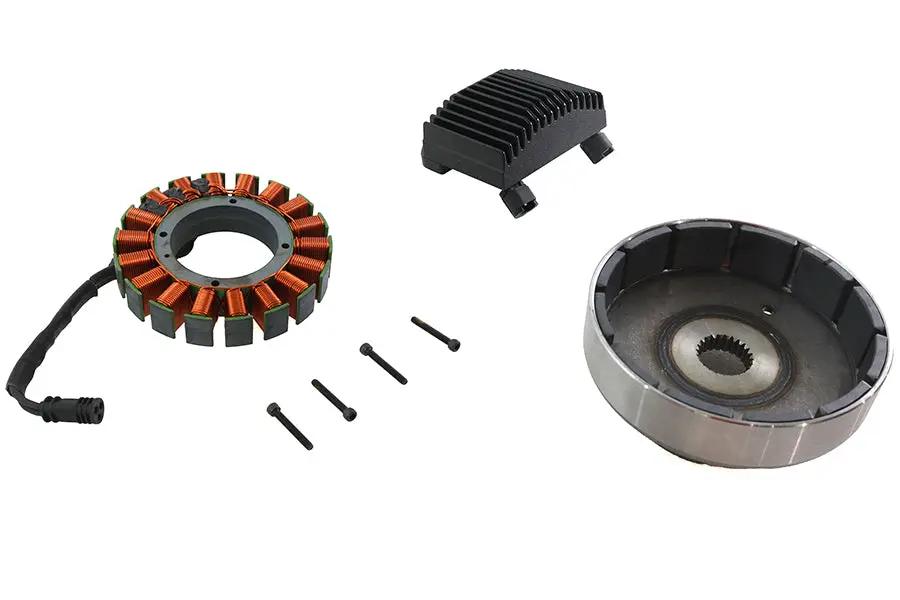 Volt Tech Alternator Charging System Kit 50 Amp for Harley Davidson FXD (Part CE-85T) by Volt Tech