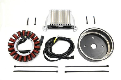 Volt Tech Alternator Charging System Kit 50 Amp for Harley Davidson FLT and FLHT (Part 32-1281) by Volt Tech
