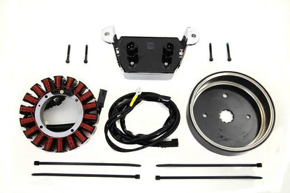 Volt Tech Alternator Charging System Kit 50 Amp for Harley Davidson FLT and FLHT (Part 32-1281) by Volt Tech