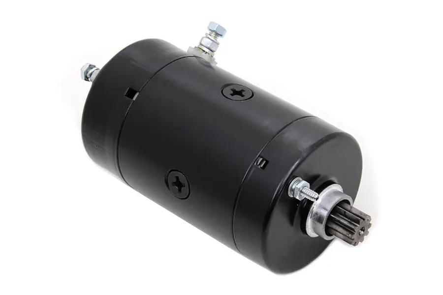 Volt Tech PH125-HD10-B Hitachi Type Black Starter Motor for Harley Davidson by Volt Tech