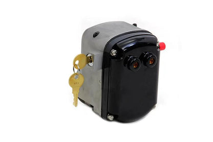 Motorshop Complete Burkhardt Magneto Head with Key Lock for Harley Davidson XL (1957-1966) by Motorshop