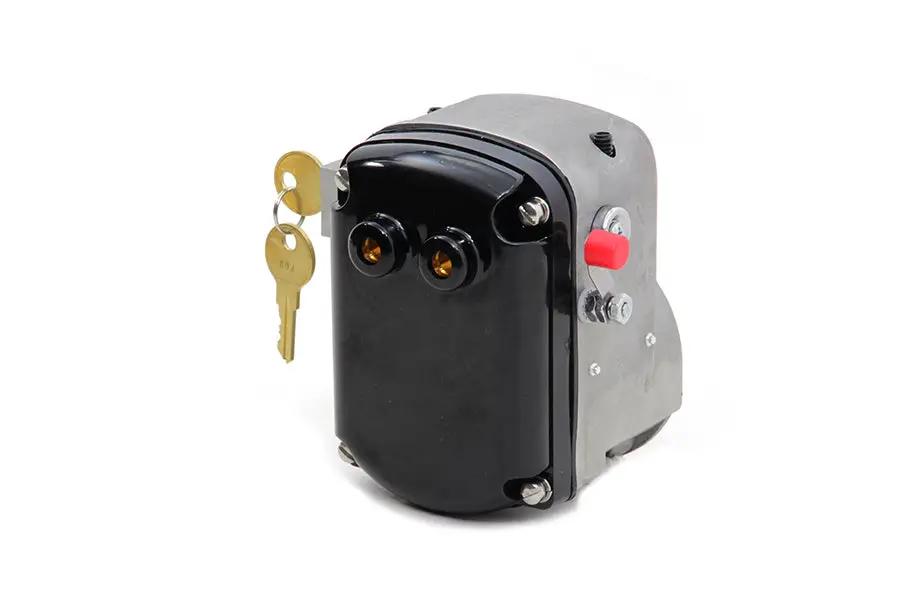 Motorshop Complete Burkhardt Magneto Head with Key Lock for Harley Davidson XL (1957-1966) by Motorshop