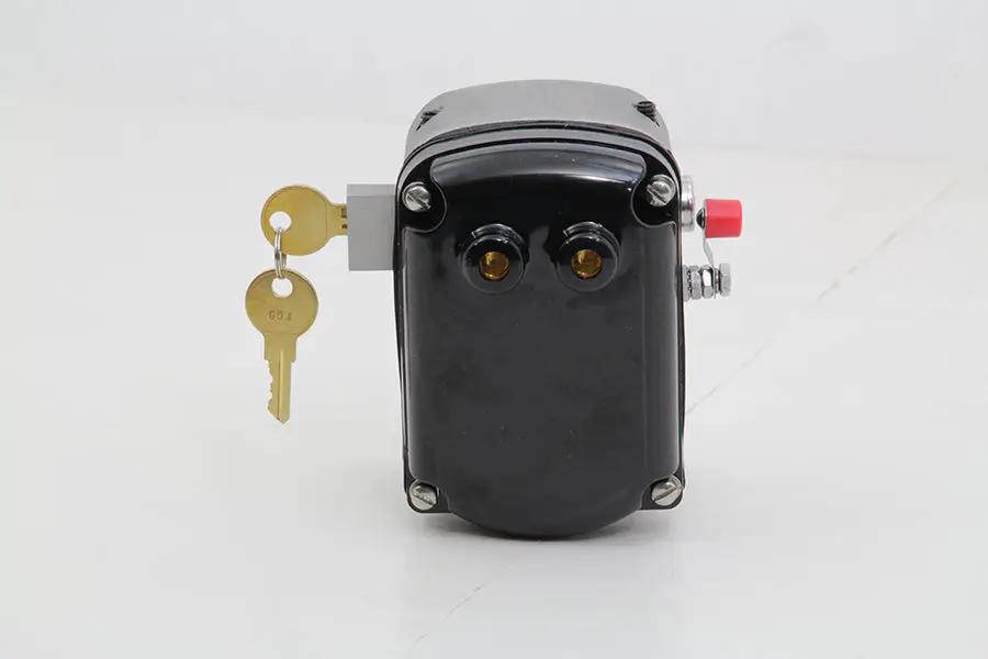 Motorshop Complete Burkhardt Magneto Head with Key Lock for Harley Davidson XL (1957-1966) by Motorshop
