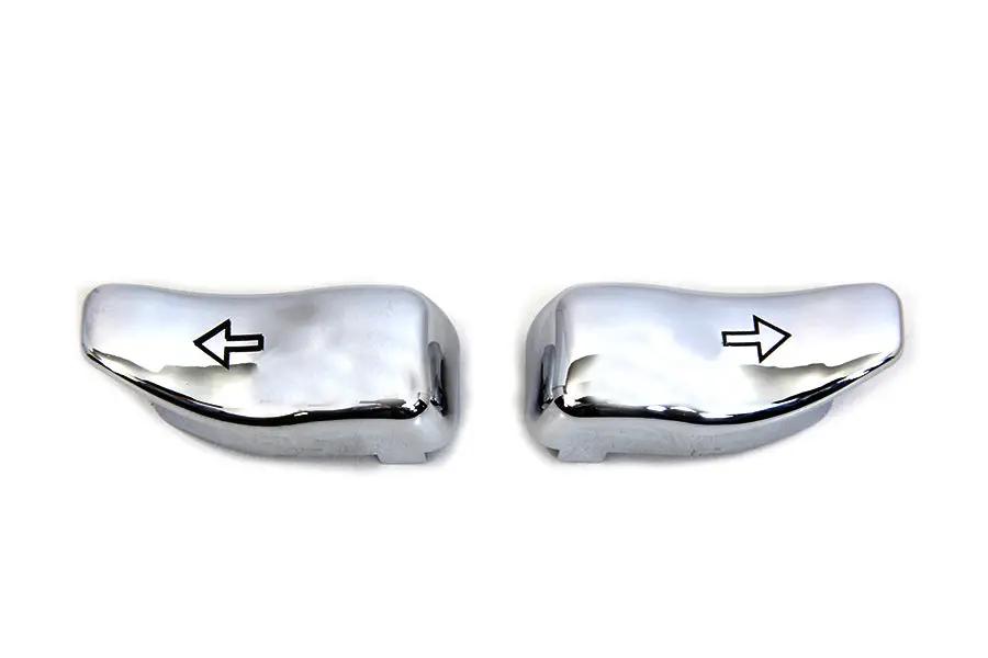 Volt Tech Chrome Turn Signal Extension Cap Set for Harley Davidson FLHR and FLRT Models by Volt Tech