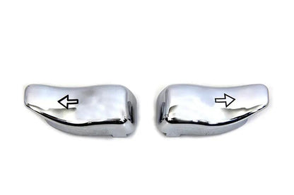 Volt Tech Chrome Turn Signal Extension Cap Set for Harley Davidson FLHR and FLRT Models by Volt Tech