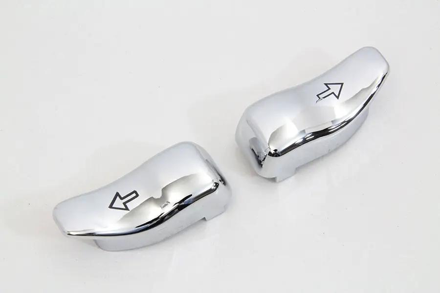 Volt Tech Chrome Turn Signal Extension Cap Set for Harley Davidson FLHR and FLRT Models by Volt Tech