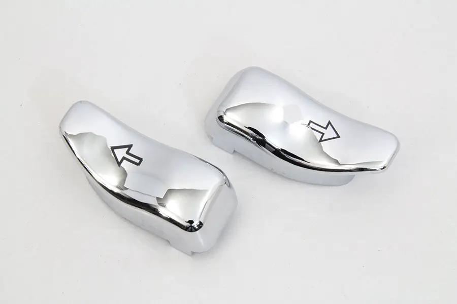 Volt Tech Chrome Turn Signal Extension Cap Set for Harley Davidson FLHR and FLRT Models by Volt Tech