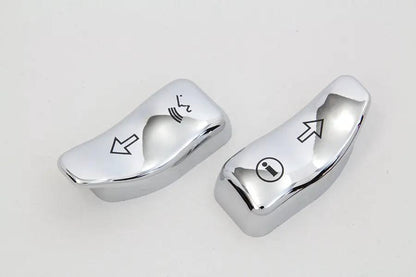Volt Tech Chrome Turn Signal Extension Cap Set for Harley Davidson FLHTCU by Volt Tech