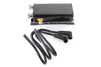 Volt Tech Stock 6 Volt Replica Ignition Coil 1.5 Ohms for Harley Davidson FL (Part #72375B) by Volt Tech