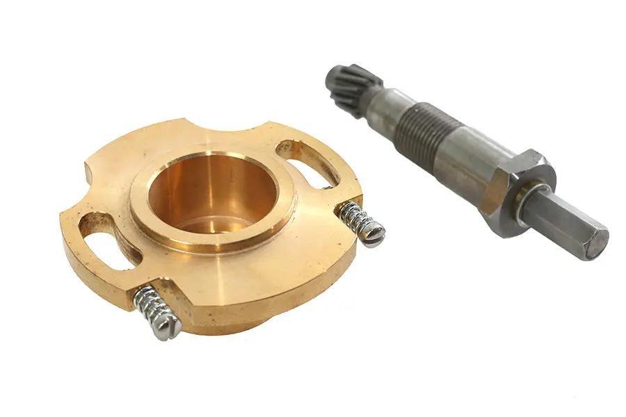Volt Tech Magneto Base with Shaft and Gear for Harley XL Models by Volt Tech