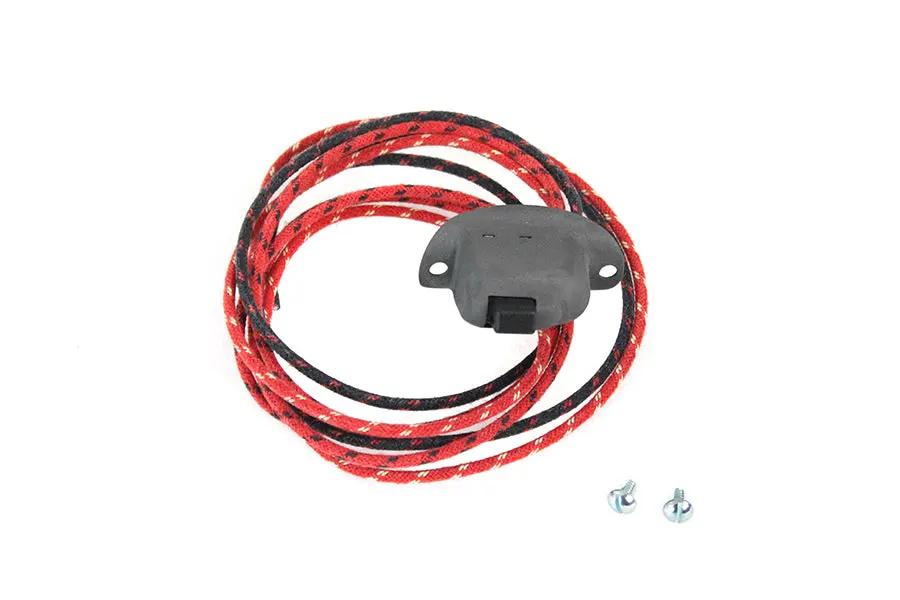 Volt Tech Replica Dimmer Switch Parkerized with Cloth Wires for Harley Davidson J and WL Models by Volt Tech