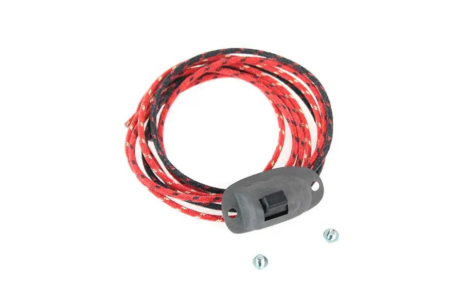 Volt Tech Replica Dimmer Switch Parkerized with Cloth Wires for Harley Davidson J and WL Models by Volt Tech