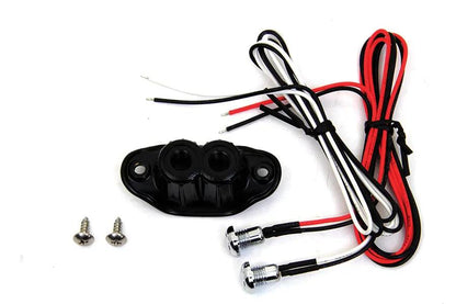 Volt Tech Old School Dual Switch Kit Black - Part 63628B by Volt Tech
