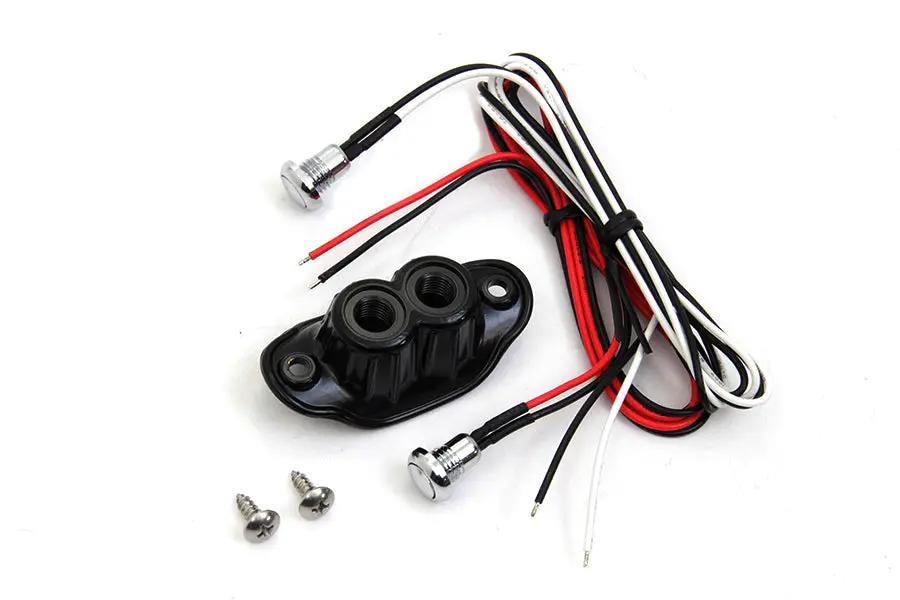 Volt Tech Old School Dual Switch Kit Black - Part 63628B by Volt Tech