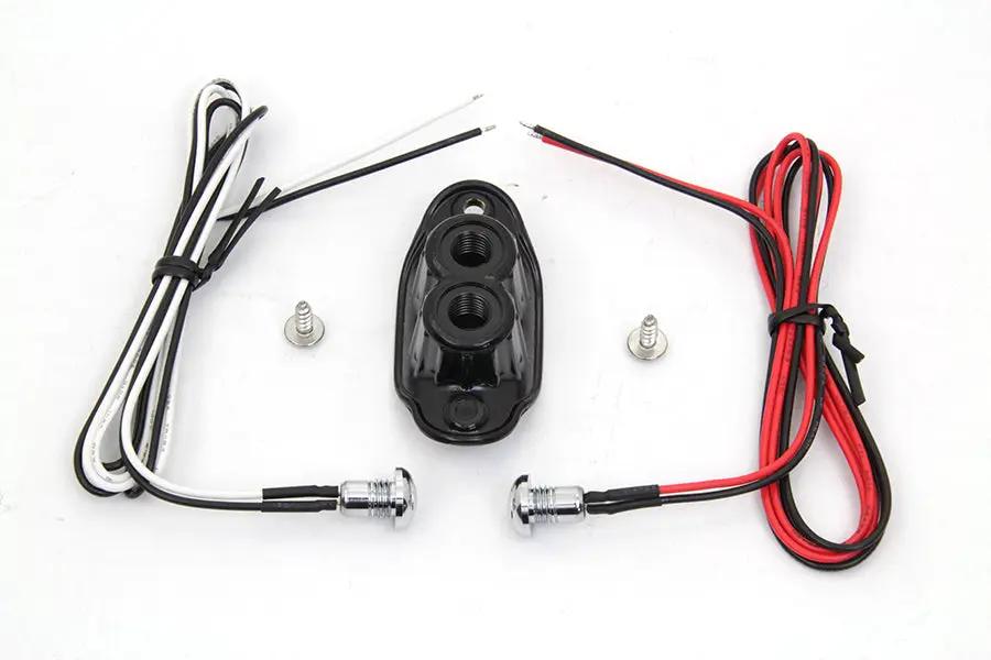 Volt Tech Old School Dual Switch Kit Black - Part 63628B by Volt Tech