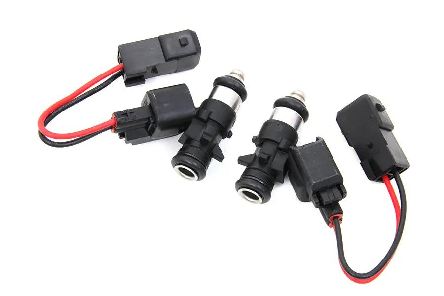 Daytona Twin Tech Replacement Fuel Injector Set for Harley Davidson FLT and FXST Models (Part #21062) by Daytona Twin Tech