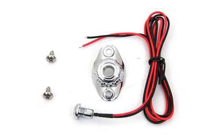Volt Tech Old School Single Switch Kit Chrome - Part 63627 by Volt Tech