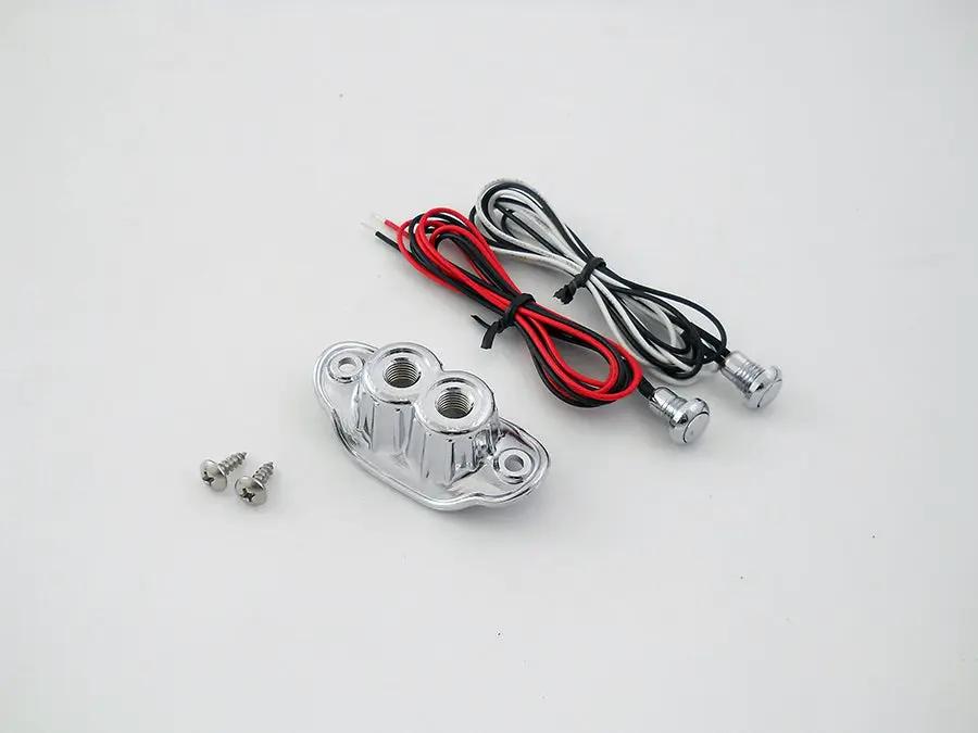 Volt Tech Old School Dual Switch Kit Chrome (Part #63628) by Volt Tech
