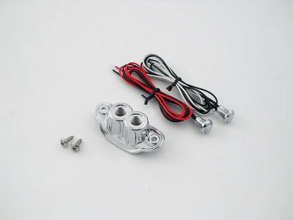 Volt Tech Old School Dual Switch Kit Chrome (Part #63628) by Volt Tech