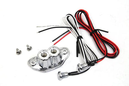 Volt Tech Old School Dual Switch Kit Chrome (Part #63628) by Volt Tech