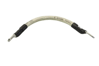 All Balls Racing 78-108 Clear 8 Inch Flexible Battery Cable - Oil and Gas Resistant, Ultra-Flexible Translucent Jacket by All Balls Racing