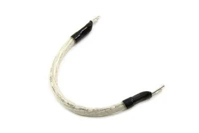 All Balls Racing 78-112 Clear 12 Inch Flexible Battery Cable - Oil & Gas Resistant with Ultra-Flexible Translucent Jacket by All Balls Racing