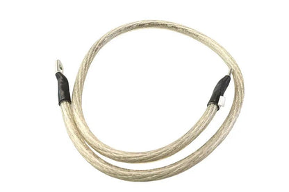 All Balls Racing Clear 33-Inch Flexible Battery Cable - Oil and Gas Resistant, Ultra-Flexible Translucent Jacket by All Balls Racing