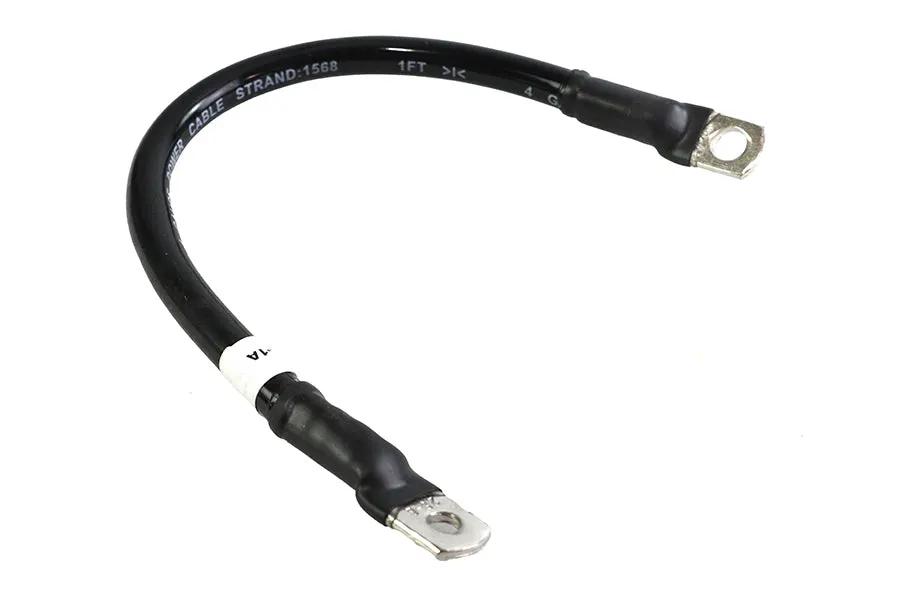 All Balls Racing Black 12-Inch Flexible Battery Cable - Part Number 78-112-1 by All Balls Racing