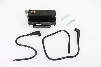 V-Twin Replica Black 6 Volt Coil 1.5 Ohms for Harley Davidson EL Models by V-Twin