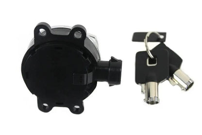 Volt Tech Chrome Ignition Switch with Chrome Skull for Harley Davidson FLST & FLSTF by Volt Tech