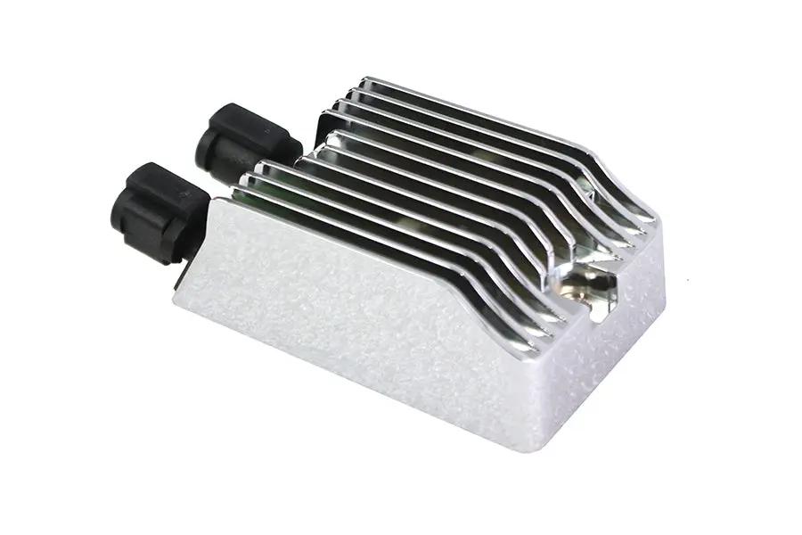 Volt Tech Solid State Regulator with Chrome Finish for Harley Davidson XL (2014-2023) by Volt Tech