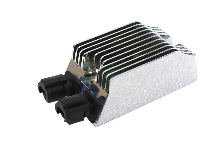 Volt Tech Solid State Regulator with Chrome Finish for Harley Davidson XL (2014-2023) by Volt Tech