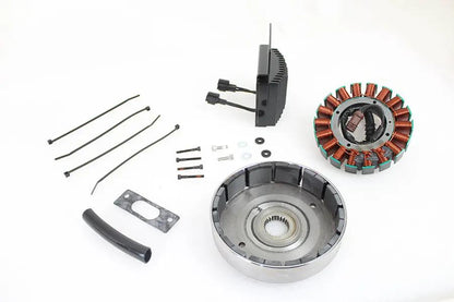 Cycle Electric FLT 56 Amp Three Phase Alternator Kit for Harley Davidson Air-Cooled Models by Cycle Electric