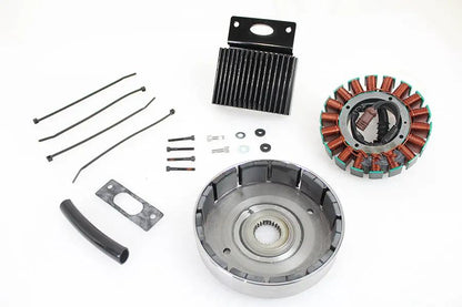 Cycle Electric FLT 56 Amp Three Phase Alternator Kit for Harley Davidson Air-Cooled Models by Cycle Electric
