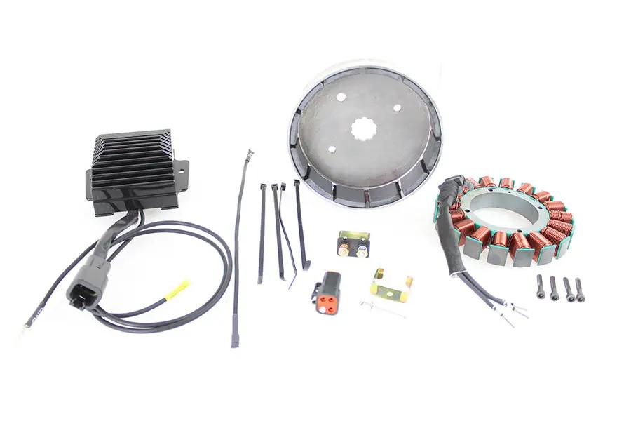 Cycle Electric FXST, FLST 45 Amp Three Phase Alternator Kit - Fits Harley Davidson Models 2001-2006 by Cycle Electric