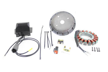 Cycle Electric FXST, FLST 45 Amp Three Phase Alternator Kit - Fits Harley Davidson Models 2001-2006 by Cycle Electric