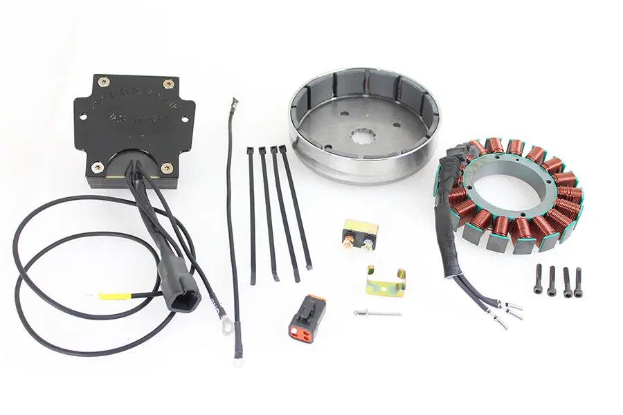 Cycle Electric FXST, FLST 45 Amp Three Phase Alternator Kit - Fits Harley Davidson Models 2001-2006 by Cycle Electric