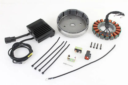 Cycle Electric FXD 45 Amp Three Phase Alternator Kit - Fits Harley Davidson FXD and FXDWG (1999-2003) by Cycle Electric