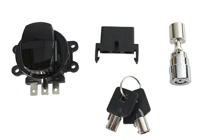 Volt Tech Side Hinge Ignition Switch with Fork Lock for Harley Davidson Models - Part #78406B by Volt Tech