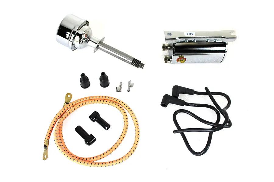 Volt Tech 12 Volt Distributor and Coil Kit for Harley Davidson FL 1948-1957 by Volt Tech