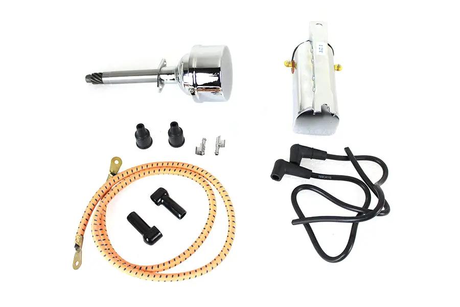 Volt Tech 12 Volt Distributor and Coil Kit for Harley Davidson FL 1948-1957 by Volt Tech