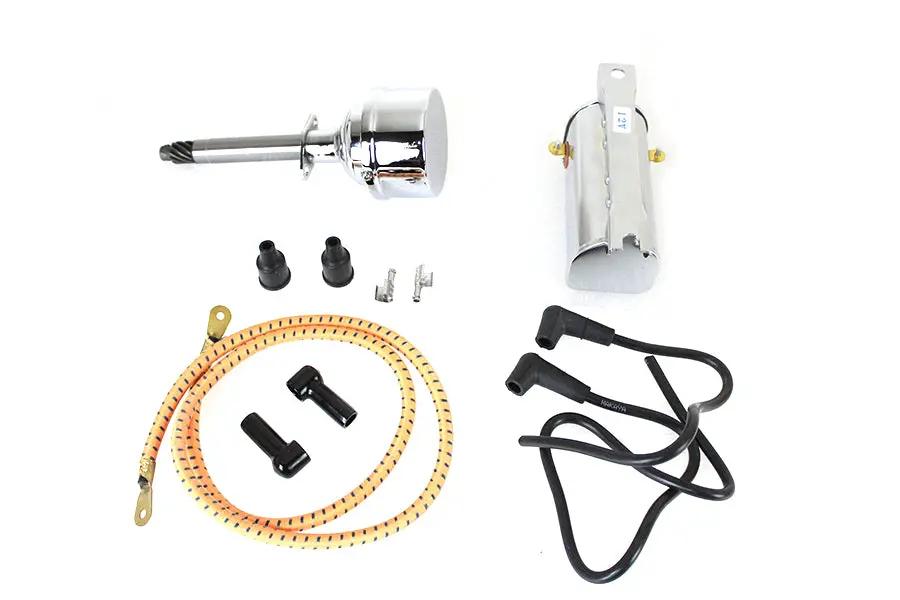Volt Tech 12 Volt Distributor and Coil Kit for Harley Davidson FL 1948-1957 by Volt Tech
