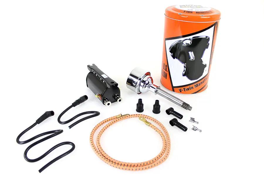 Volt Tech 6 Volt Distributor and Coil Kit for Harley Davidson FL (1948-1957) by Volt Tech