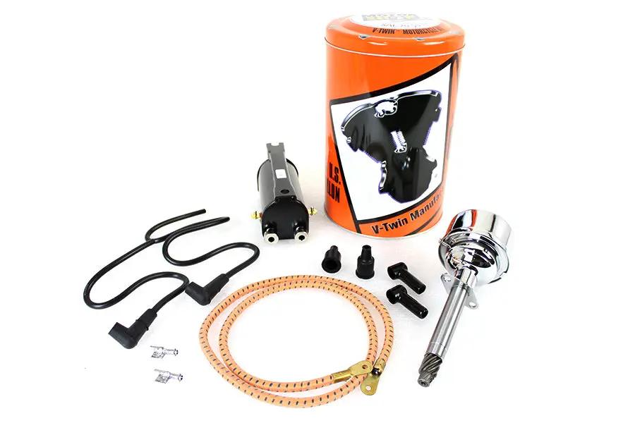 Volt Tech 6 Volt Distributor and Coil Kit for Harley Davidson FL (1948-1957) by Volt Tech