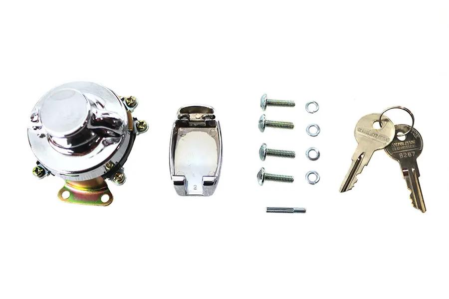Volt Tech Ignition Switch with 5 Terminals for Harley Davidson FL and G Models - Part 72649 by Volt Tech