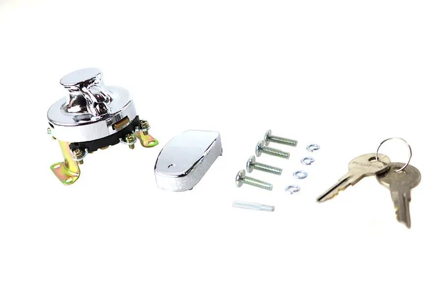 Volt Tech Ignition Switch with 5 Terminals for Harley Davidson FL and G Models - Part 72649 by Volt Tech